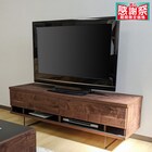 配線すっきり コンセント付きテレビ台 (ローボード幅150cm BR) 1枚目画像