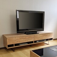 配線すっきり コンセント付きテレビ台 (ローボード幅180cm)