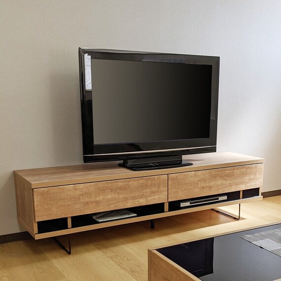 配線すっきり コンセント付きテレビ台 (ローボード幅180cm NA) 1枚目画像