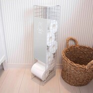 ミッフィーのトイレットペーパーストッカー(ライトグレー)