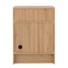 コンパクトサイズのシンプルキャビネット (幅60cm LBR) 7枚目画像