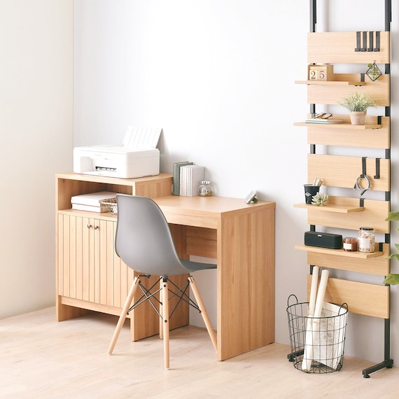 コンパクトサイズのシンプルキャビネット (幅60cm LBR) 9枚目画像