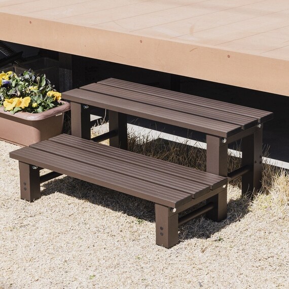 アルミステップ踏み台 2段(幅74cm) 1枚目画像