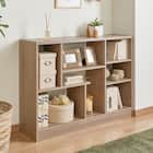 ツートンオープンシェルフ(幅118cm SLRW SBR) 2枚目画像