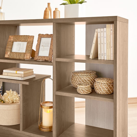 ツートンオープンシェルフ(幅118cm SLRW SBR) 3枚目画像