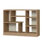 ツートンオープンシェルフ(幅118cm SLRW SBR) 4枚目画像