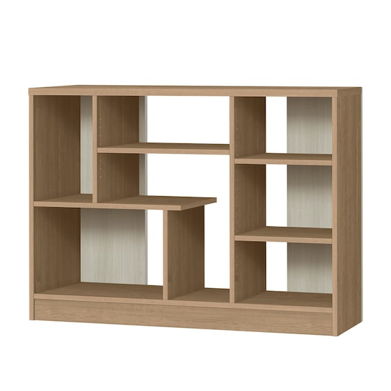 ツートンオープンシェルフ(幅118cm SLRW SBR) 4枚目画像