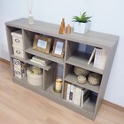 ツートンオープンシェルフ(幅118cm SLRW GYO) 1枚目画像