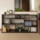 幅の調節ができる 窓・カウンター下ラック (レギュラー奥行29.5cm DBR) 1枚目画像