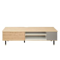 2配色のアクセントテレビ台 (ローボード 幅150cm NA)