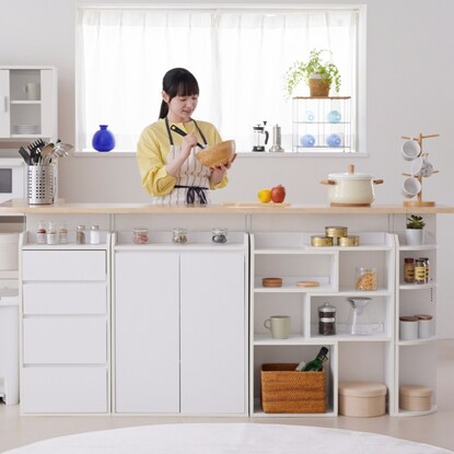 薄型カウンター下収納セット Wh 通販 ニトリネット 公式 家具 インテリア通販
