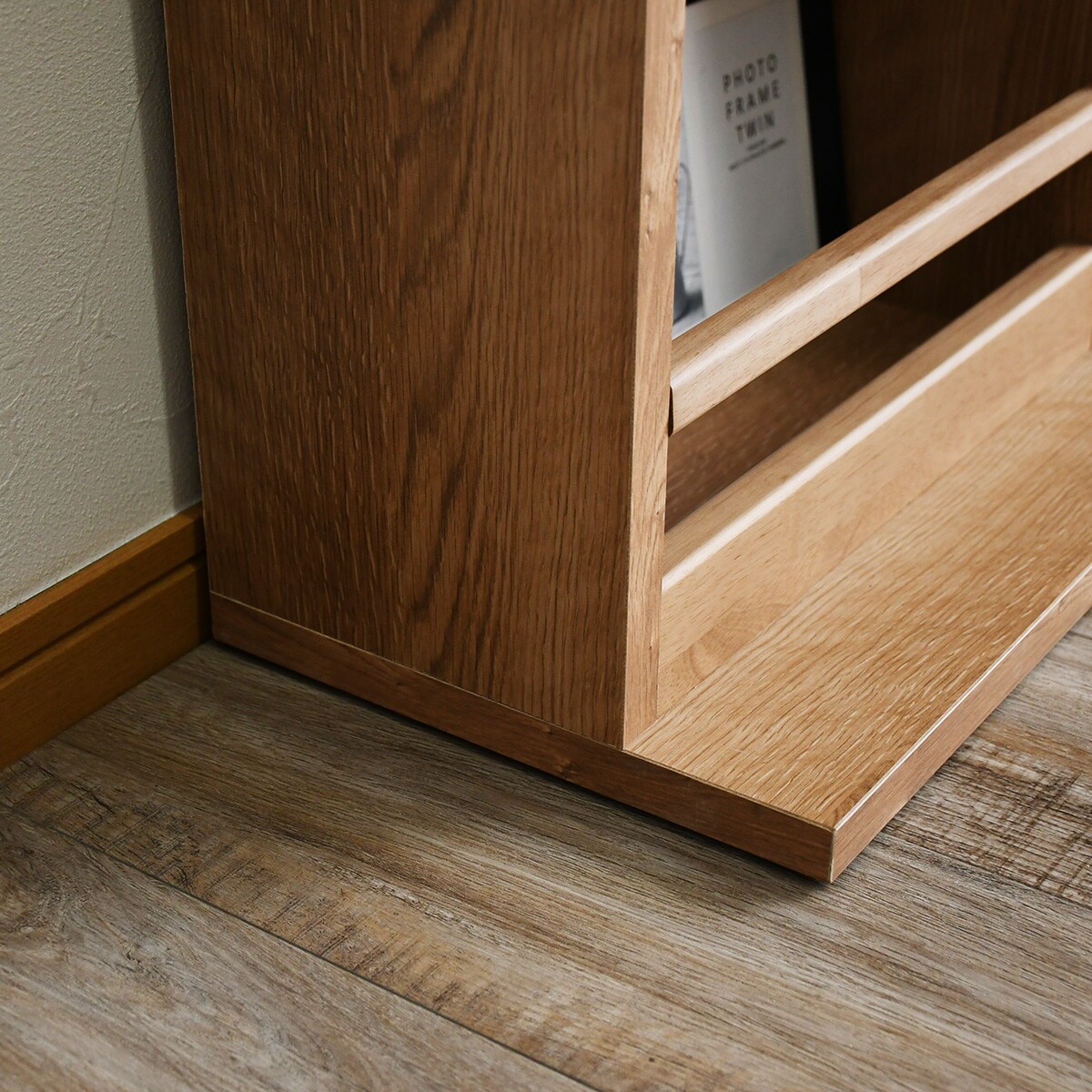 圧迫感のないスリムラック(幅80×高さ180cm LBR) | ニトリネット【公式