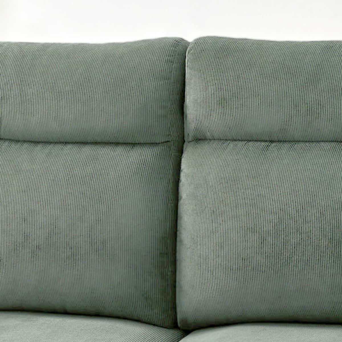 ニトリ2人掛 ソファ　コーデュロイ マスタード色 ニトリ（NITORI） ソファー ソファ コーデュロイ生地のコンパクト