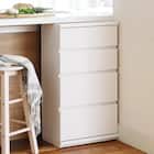 カウンター下収納 引出しタイプ (PTS 幅45cm WH) 1枚目画像