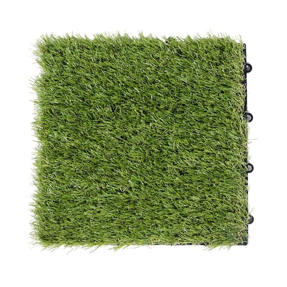 人工芝ジョイントパネル 30×30cm 32枚セット 1枚目画像