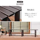 アルミベンチ(幅180cm) 9枚目画像