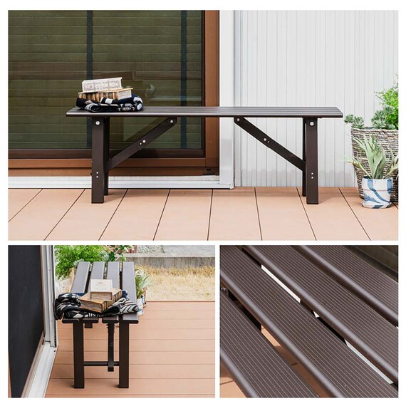 アルミ折りたたみベンチ(幅120cm) 3枚目画像