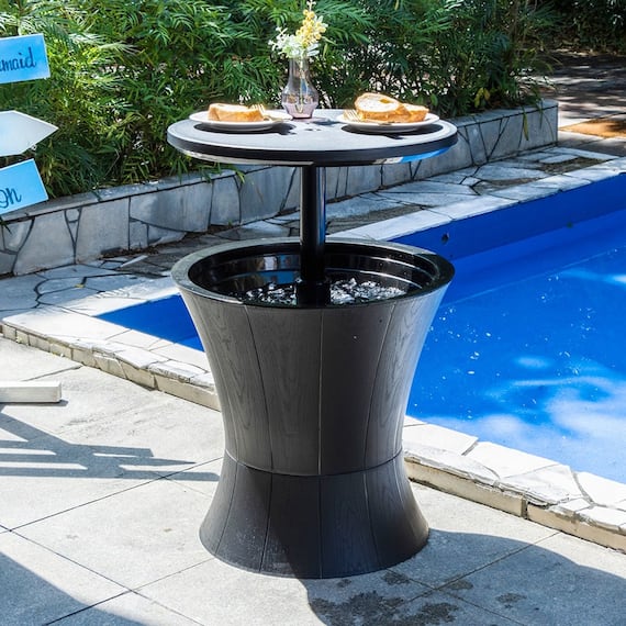 昇降収納付きガーデンテーブル(PXY) 1枚目画像