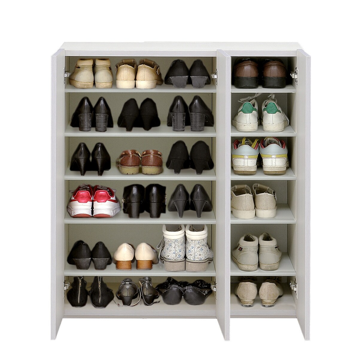 ニトリ アーバンstyle シューズボックス 靴箱　クリスタル3 組み合わせて使えるシューズボックス（ロータイプ 幅83.5cm WW