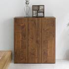 組み合わせて使えるシューズボックス（ロータイプ 幅83.5cm BR) 1枚目画像