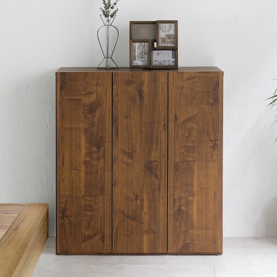 組み合わせて使えるシューズボックス（ロータイプ 幅83.5cm BR) 1枚目画像