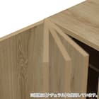 組み合わせて使えるシューズボックス(ロータイプ 幅83.5cm BR) 6枚目画像