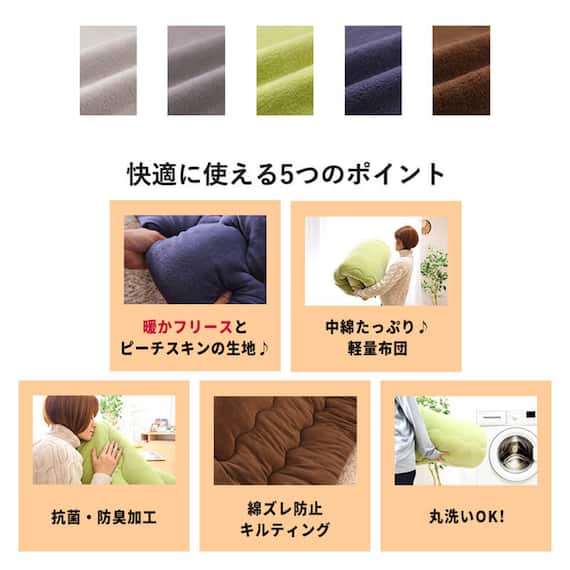 こたつ掛布団 長方形(BGL‐F GG) 3枚目画像