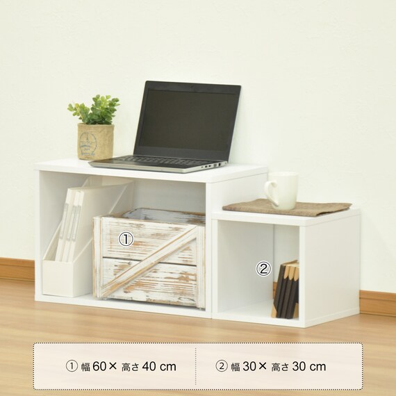 オープンラック 幅30×高さ30cm (OPR WW) 3枚目画像