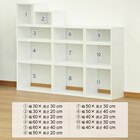 オープンラック 幅30×高さ30cm (OPR WW) 7枚目画像