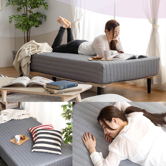 ダブル 脚付きポケットコイルマットレス(EC WH) 4枚目画像