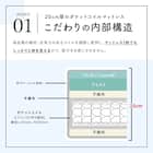 ダブル 脚付きポケットコイルマットレス(EC WH) 8枚目画像