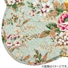 クラシカルな花柄のマルチキルトカバー 200×250cm (FLO GR) 4枚目画像