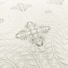 アラベスク調刺繍のマルチキルトカバー 200×250cm (AKW GY) 4枚目画像