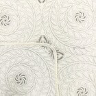 アラベスク調刺繍のマルチキルトカバー 200×250cm (AKW GY) 5枚目画像