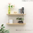 ワイヤーウォールシェルフ 幅60cm ロング (FR ホワイト) 2枚目画像