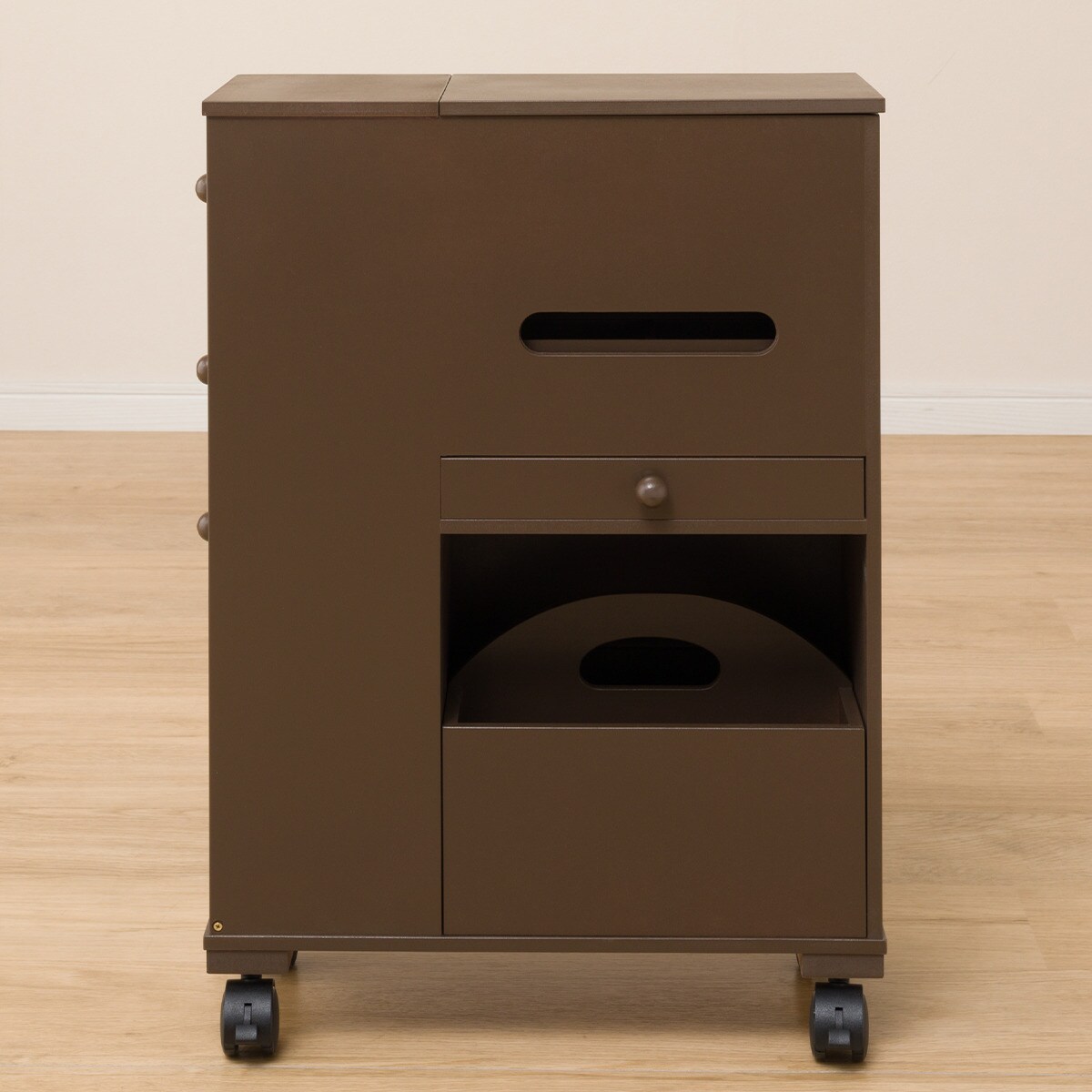 ドレッサーにもなるメイクワゴン(DBR) | ニトリネット【公式】 家具