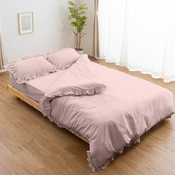 フリル付き寝具カバー4点セット SD/PI 12枚目画像