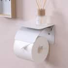 トイレットペーパーホルダー (シングル ホワイト) 1枚目画像