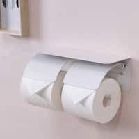 トイレットペーパーホルダー (ダブル ホワイト)