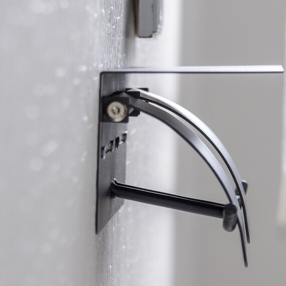 トイレットペーパーホルダー (ダブル ブラック) 5枚目画像