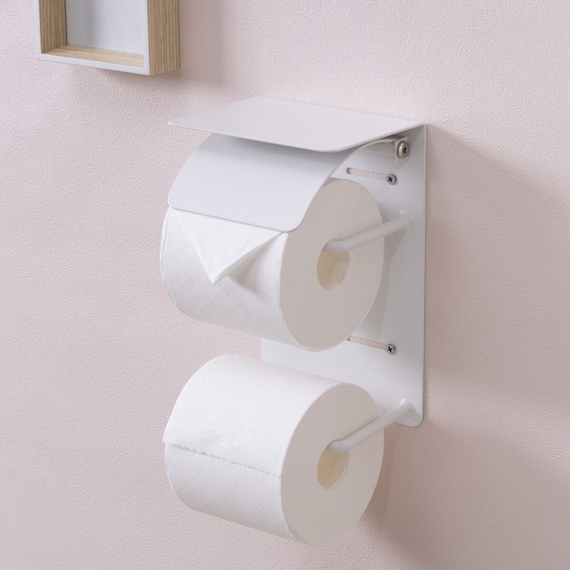 トイレットペーパーホルダー (ツイン ホワイト) 1枚目画像