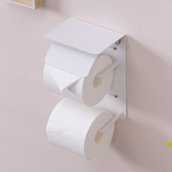トイレットペーパーホルダー (ツイン ホワイト) 2枚目画像