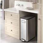 キャスター付きステップ式ゴミ箱(45L 9377 シルバー) 2枚目画像