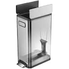 キャスター付きステップ式ゴミ箱(45L 9377 シルバー) 3枚目画像