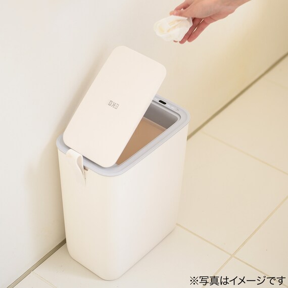センサー式開閉ゴミ箱(8L 6288 グレー) 2枚目画像