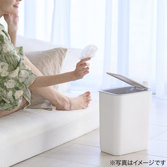 センサー式開閉ゴミ箱(8L 6288 グレー) 4枚目画像