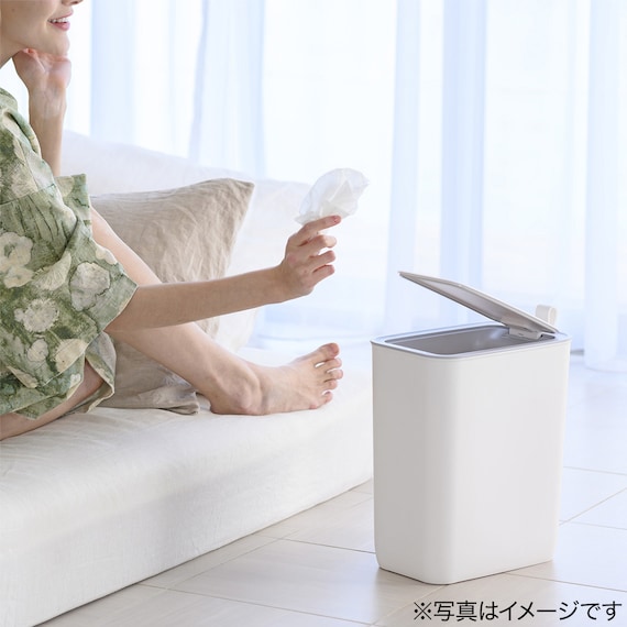センサー式開閉ゴミ箱(8L 6288 グレー) 4枚目画像