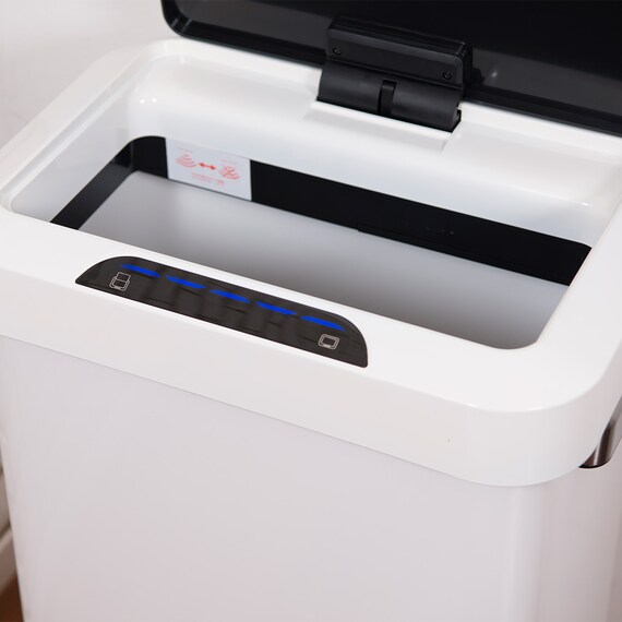 センサー式開閉ゴミ箱(45L 9262 ホワイト) 4枚目画像