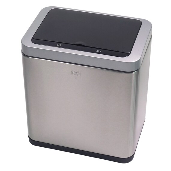 センサー式開閉ゴミ箱(12L 9233 シルバー) 1枚目画像