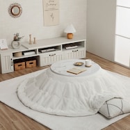 韓国風こたつ薄掛布団 185cm丸型(LPC)